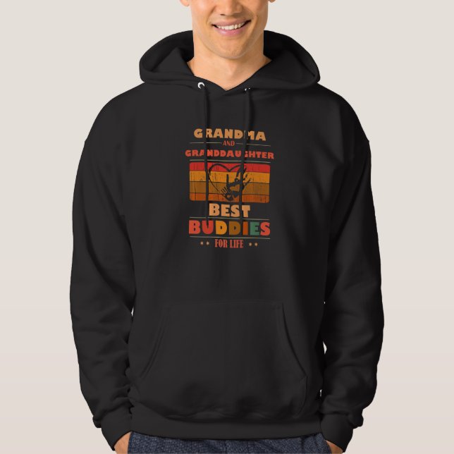 Sudadera Sincere Grandparents Buddies For Life GRANDMA Gran (Anverso)