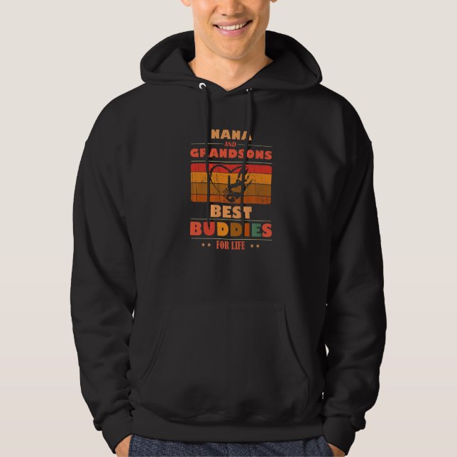 Sudadera Sincere Grandparents Buddies For Life NANA Grandso (Anverso)