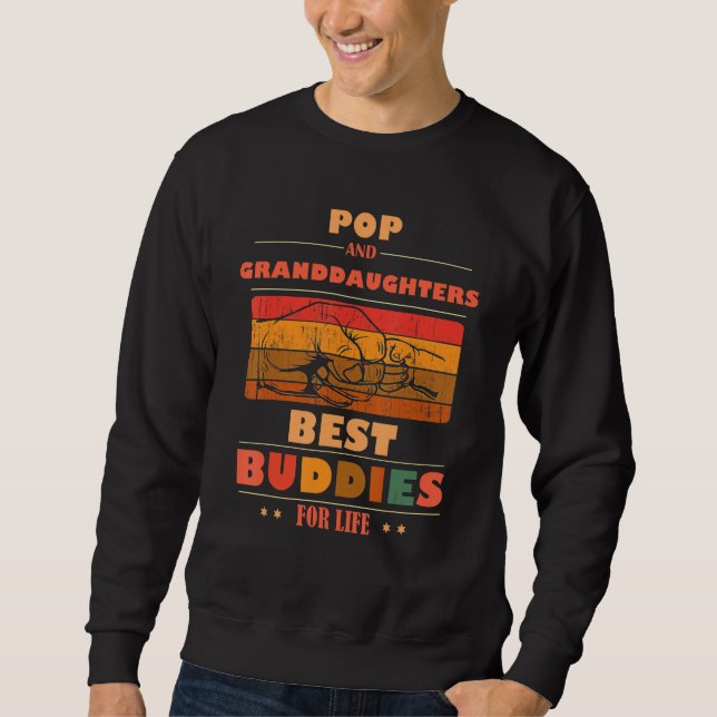 Sudadera Sincere Grandparents Buddies For Life POP Granddau (Anverso)