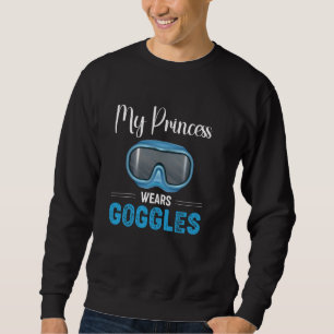 Sudadera Sincronizar Natación Mi Princesa Usa Goggles