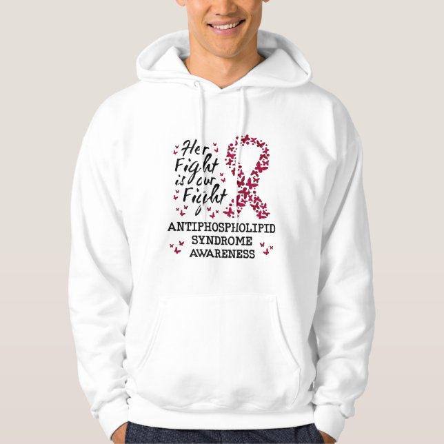 Sudadera Síndrome antifosfolípido Conciencia (Anverso)