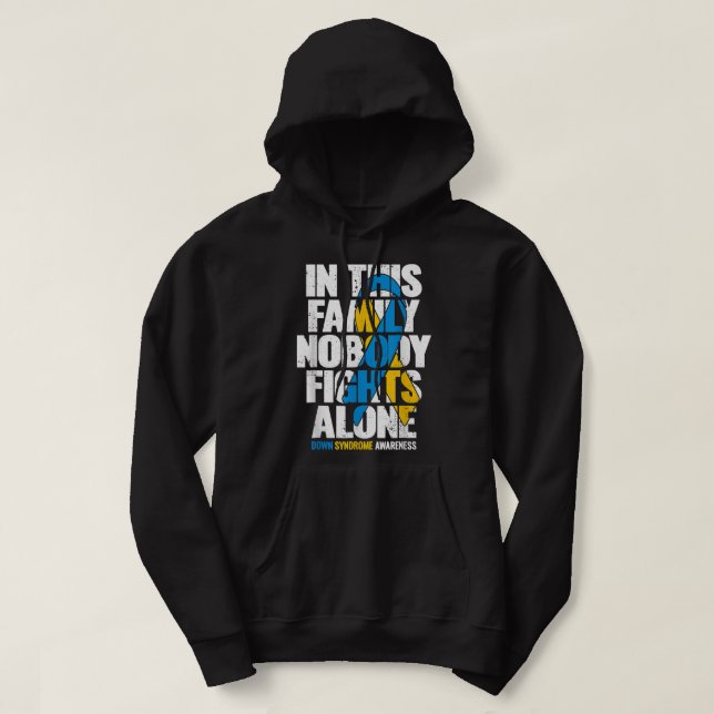 Sudadera Síndrome de Down Mujeres Camisas T21 Síndrome de D (Diseño del anverso)