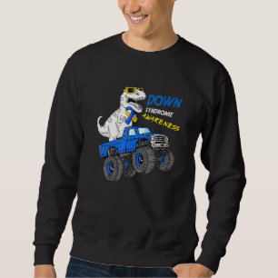 Sudadera Síndrome de Down T Rex Dinosaur Boys Niños Trisomí