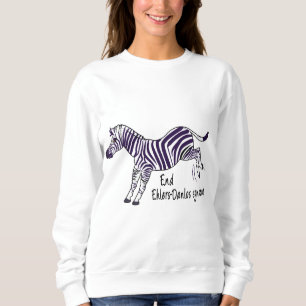 Sudadera Síndrome de Ehlers-Danlos del final con la cebra