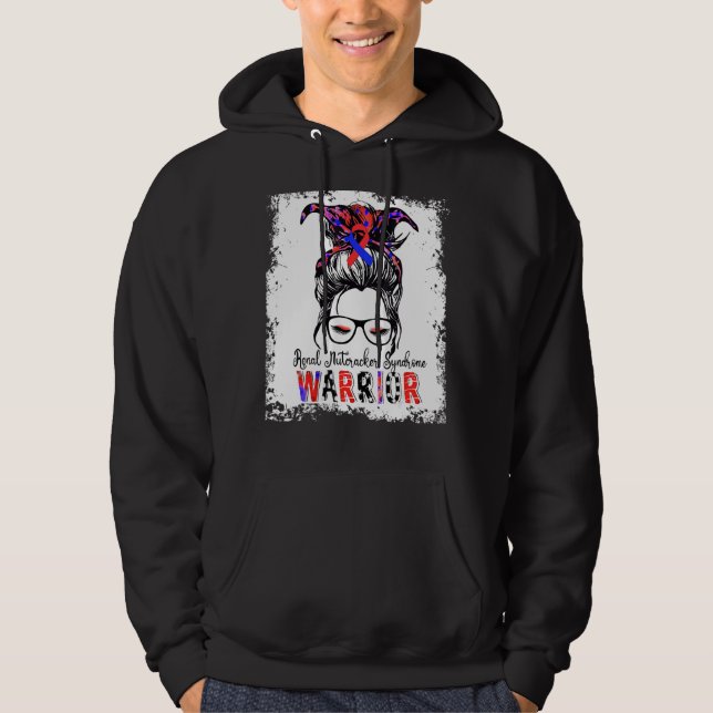 Sudadera Síndrome de Nucracker Renal Guerrero Cinta Roja Az (Anverso)