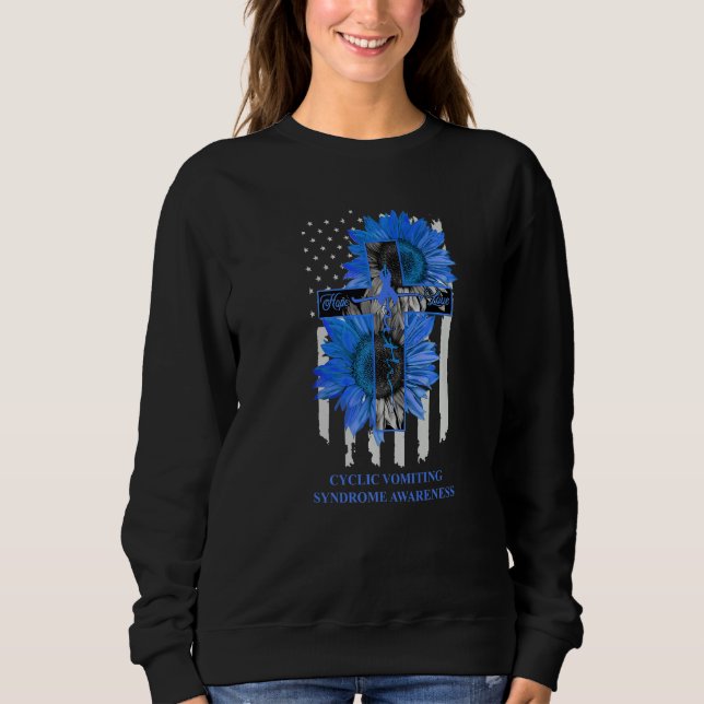 Sudadera Síndrome de Vómitos Cíclicos Fe Esperanza Amor Cin (Anverso)