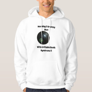 Sudadera Síndrome del bowling en césped gracioso, Mens Hood