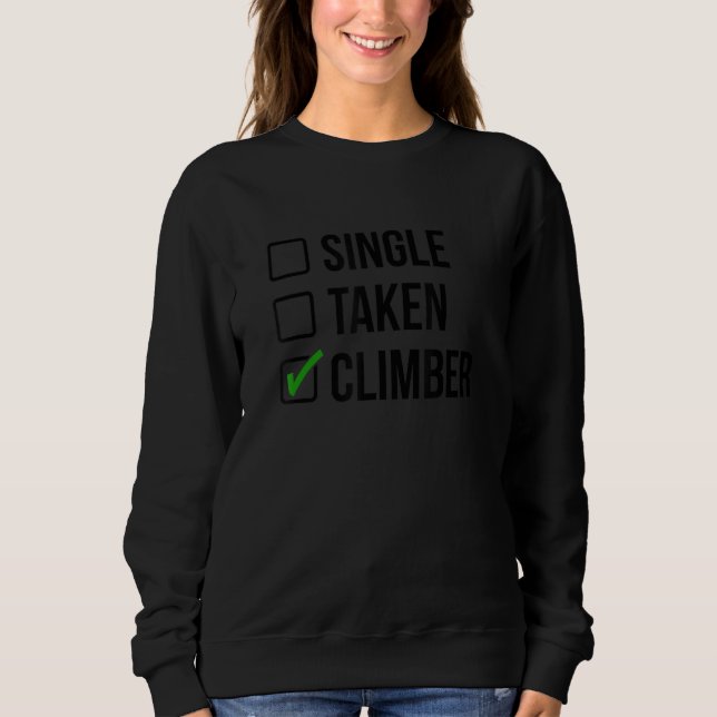 Sudadera Single Taken Climber Rock Climbing Bouldering Moun (Anverso)