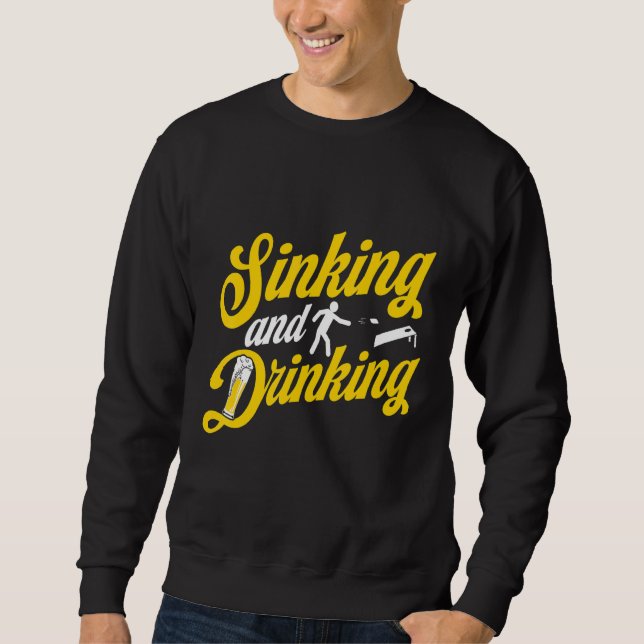 Sudadera Sinking and Drinking Cornhole (Anverso)