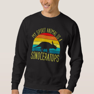 Sudadera Sinoceratops es mi espíritu Dinosaurio Animal