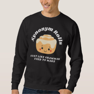 Sudadera Sinónimo rueda igual que la gramática solía hacer