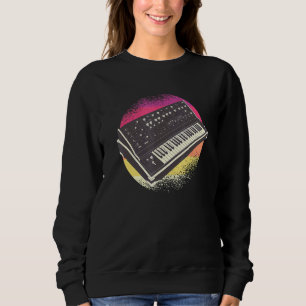 Sudadera Sintetizador Retro Techno