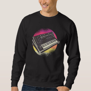 Sudadera Sintetizador Retro Techno