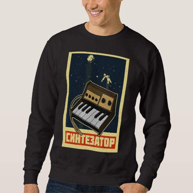 Sudadera Sintetizador teclado sintético Músicos electrónico (Anverso)