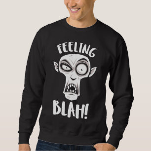 Sudadera Sintiéndose Aburrido Nosferatu Vampiro En Blanco