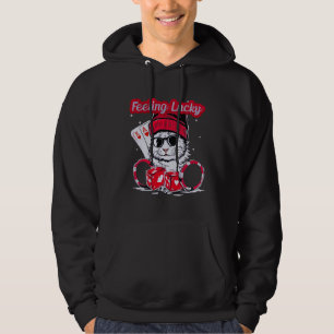 Sudadera Sintiéndose afortunado - Guay Cat Casino Vibes
