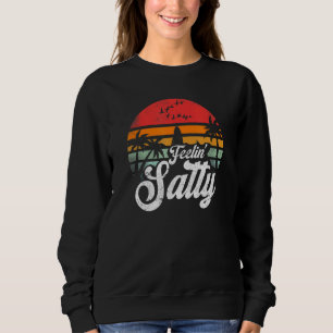 Sudadera Sintiéndose Salado Divertido Jamaica Rasta Reggae 