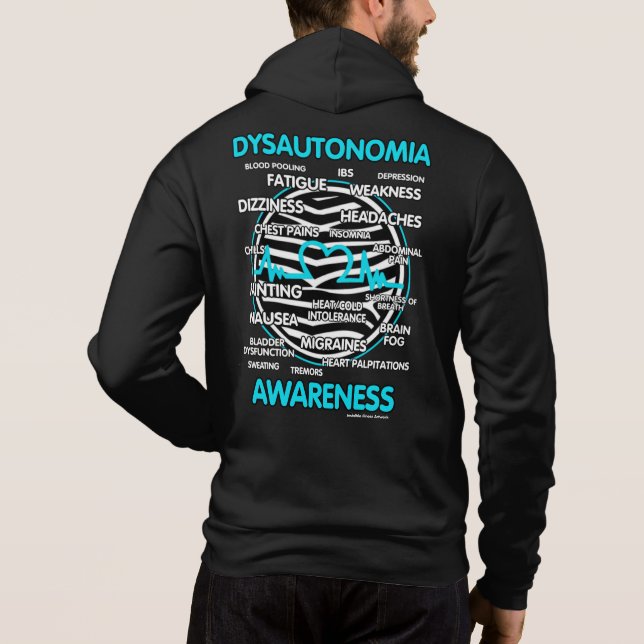 Sudadera Síntomas... Disautonomia (Reverso)
