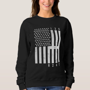 Sudadera Sintonizador de bandera estadounidense de mecánico