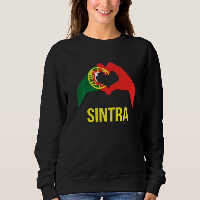Sudadera Sintra Portuguese City Love Portugal Flag (Anverso)