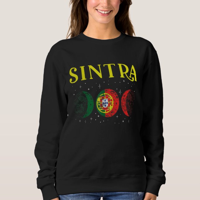 Sudadera Sintra Portuguese City Retro Portugal Flag (Anverso)