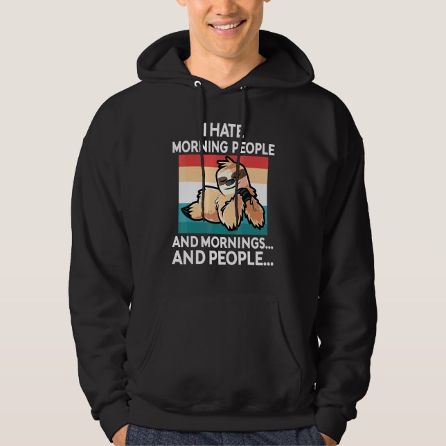 Sudadera Sinuosos odios mortales y mañanas duermen (Anverso)