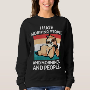 Sudadera Sinuosos odios mortales y mañanas duermen
