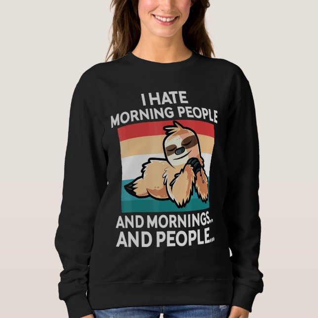 Sudadera Sinuosos odios mortales y mañanas duermen (Anverso)