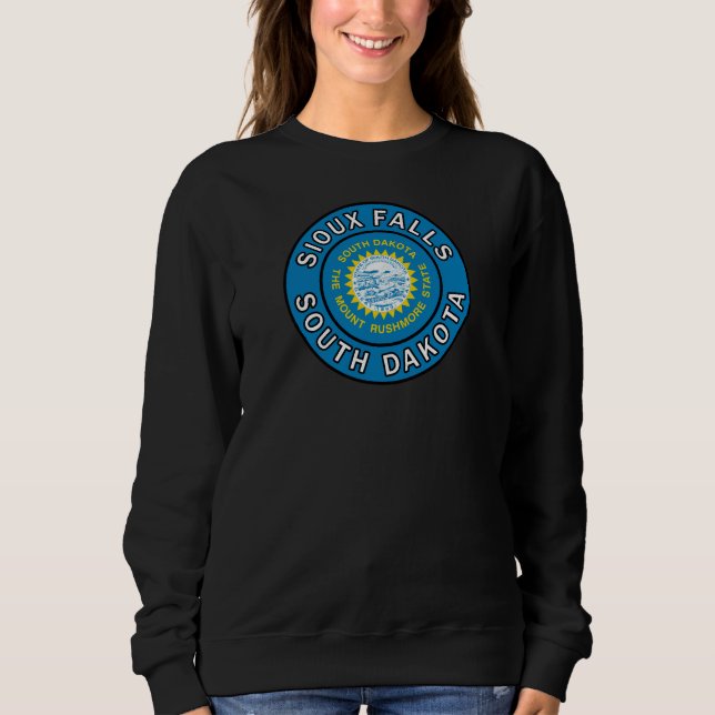 Sudadera Sioux Falls Dakota del Sur (Anverso)