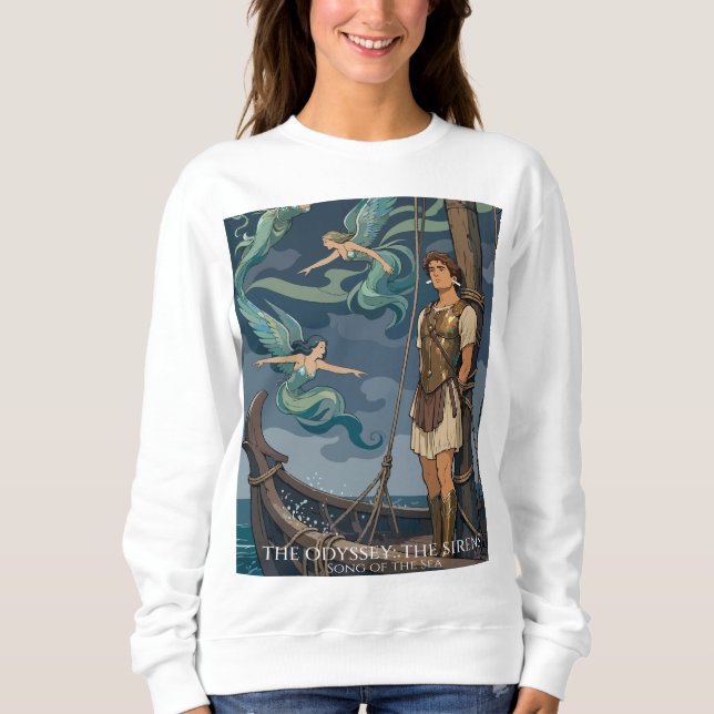 Sudadera Siren Song Over Stormy Seas (Anverso)