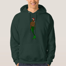 Sudadera sirena de los navidades negros de santa áfrica