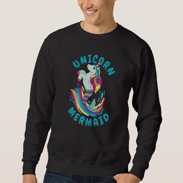 Sudadera Sirena de Unicornio (Anverso)