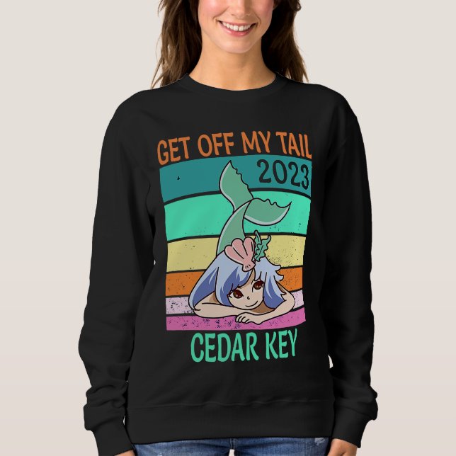 Sudadera Sirena de vacaciones en Cedar Key 2023 (Anverso)