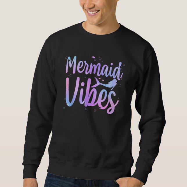 Sudadera Sirena Linda Para Mujeres Chicas Criatura Mítica M (Anverso)