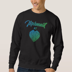 Sudadera Sirenita En La Concha Del Mar Que Sirena Para Siem
