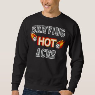 Sudadera Sirviendo arrebatos de cielos calientes y sirviend
