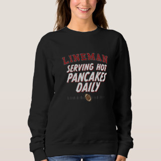 Sudadera Sirviendo Panqueques Calientes Diariamente Broma