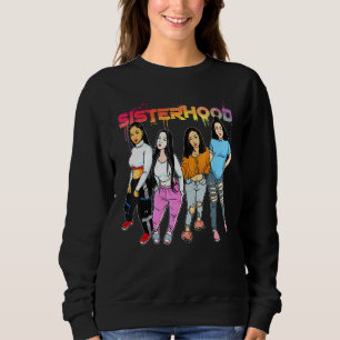 Sudadera Sistas Chica negra magia diversión Melanin Mujeres