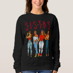 Sudadera Sistas Magia Negra Chica Diversión Melanina Mujere
