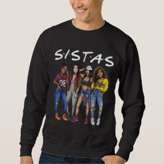 Sudadera Sistas Reina Melanin Mujeres afroamericanas negras
