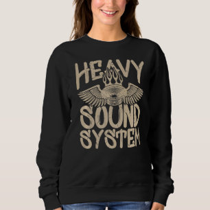 Sudadera Sistema de sonido pesado Guay Altavoz Bass Sintoni
