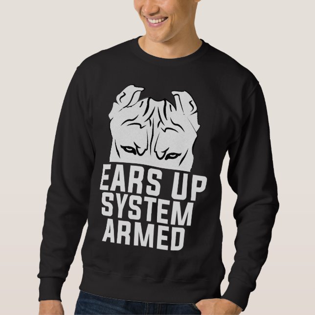Sudadera Sistema Oars Up Armado Pitbull Perro Lover (Anverso)