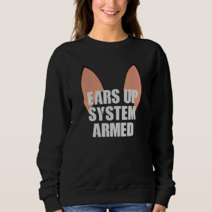 Sudadera Sistema Orejas Arriba Armado   Pastor Alemán Gsd