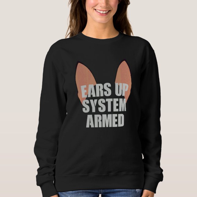 Sudadera Sistema Orejas Arriba Armado   Pastor Alemán Gsd (Anverso)