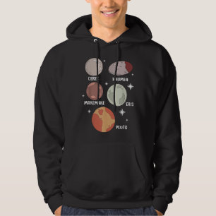 Sudadera Sistema Solar Espacial Exterior Planeta Enano Para