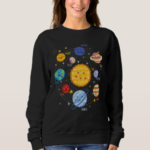 Sudadera Sistema solar planea la astrología de la ciencia e