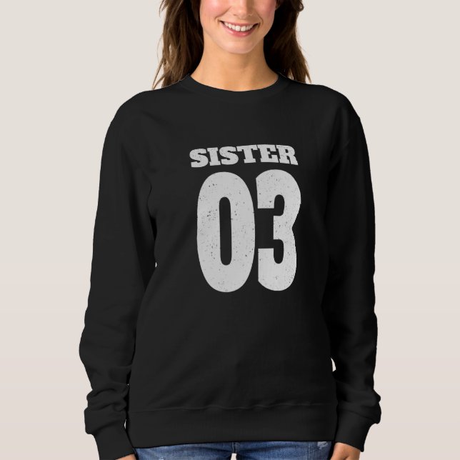 Sudadera Sister 03  Family number (Anverso)
