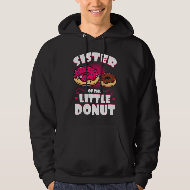 Sudadera Sister Of The Little Donut Dessert Food Doughnut S (Anverso)