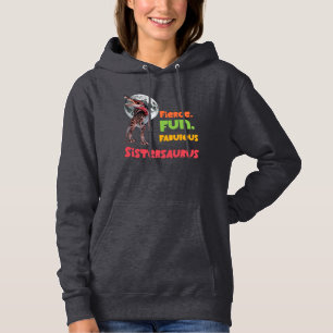 Sudadera Sistersaurus Equipo de Dinos Hermanas Diseño Corre