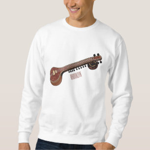 Sudadera Sitar personalizado ilustracion
